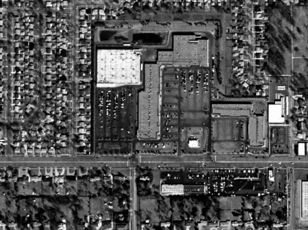 Dearborn Drive-In Theatre - Aerial - Photo From Terraserver